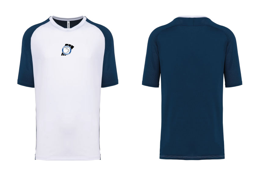 T-Shirt Technique Navy / White
